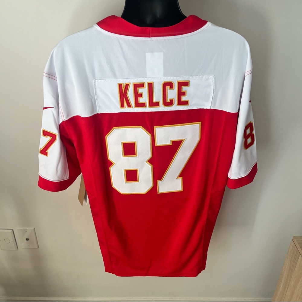 TRAVIS KELCE Kansas City Chiefs #87 Nike Stitched Thanksgiving Football Jersey